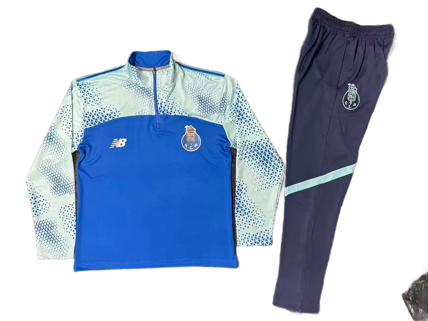 Conjunto Equipamento de Treino Porto 2026/2027- Azul e Branco 2