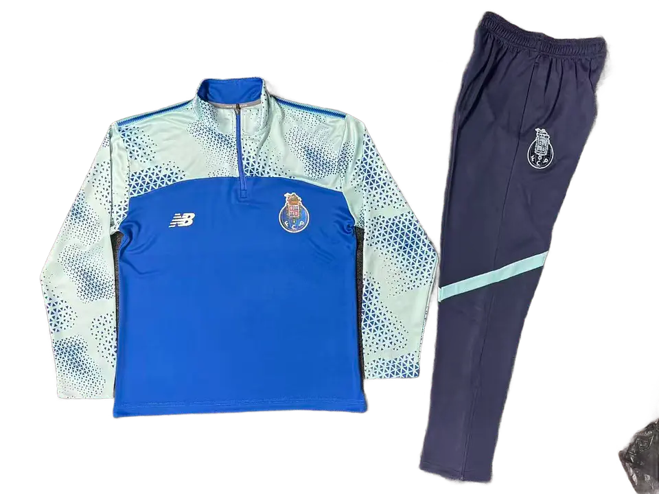 Conjunto Equipamento de Treino Porto 2026/2027- Azul e Branco 2