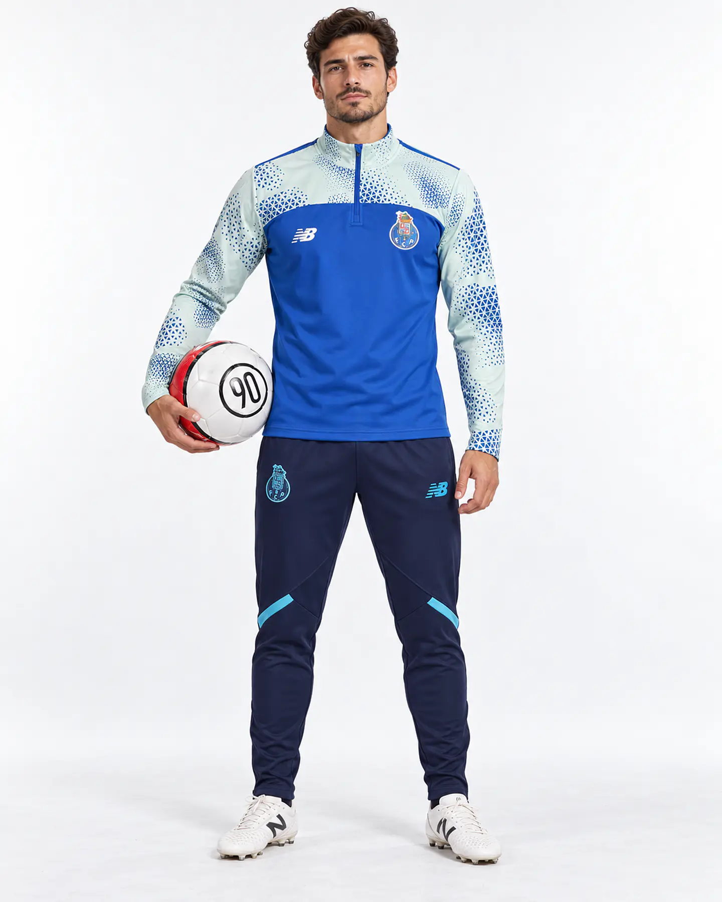 Conjunto Equipamento de Treino Porto 2026/2027- Azul e Branco 1