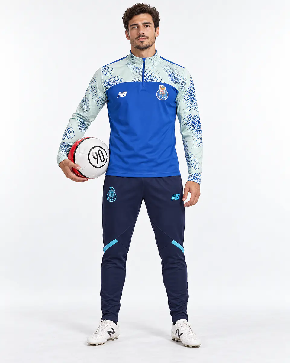 Conjunto Equipamento de Treino Porto 2026/2027- Azul e Branco 1