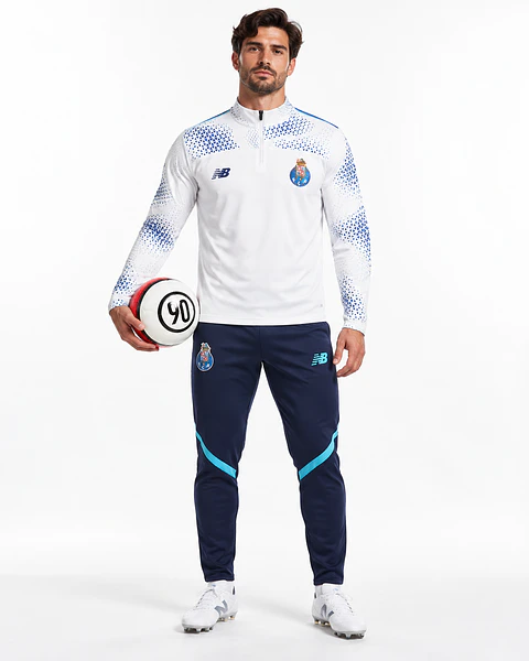 Conjunto Equipamento de Treino Porto 2026/2027- Branco e Azul