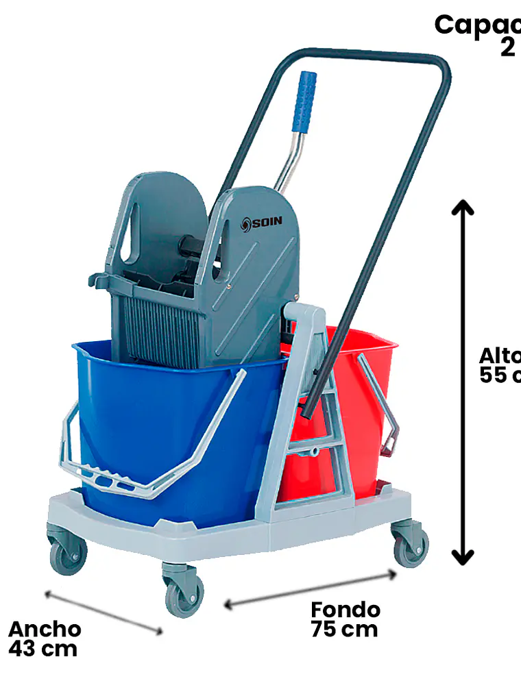 Carro Estrujador De 34l Doble 2