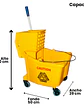 Carro Estrujador De 36l - Miniatura 2