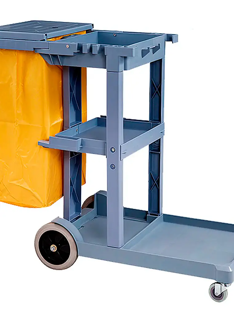 Carro De Aseo Janitor Con Bolsa/tapa Soin 1