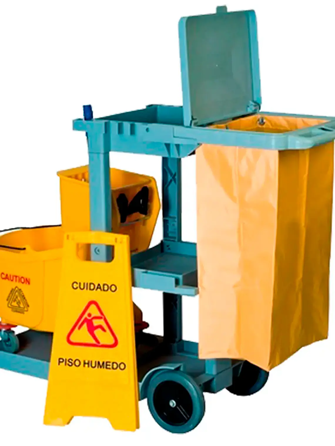 Carro De Aseo Janitor Con Bolsa/tapa Soin 3