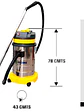 Aspiradora Polvo/agua 30l Soin - Miniatura 6