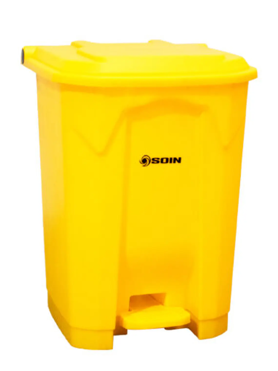 Basurero Plastico 50l Amarillo 1