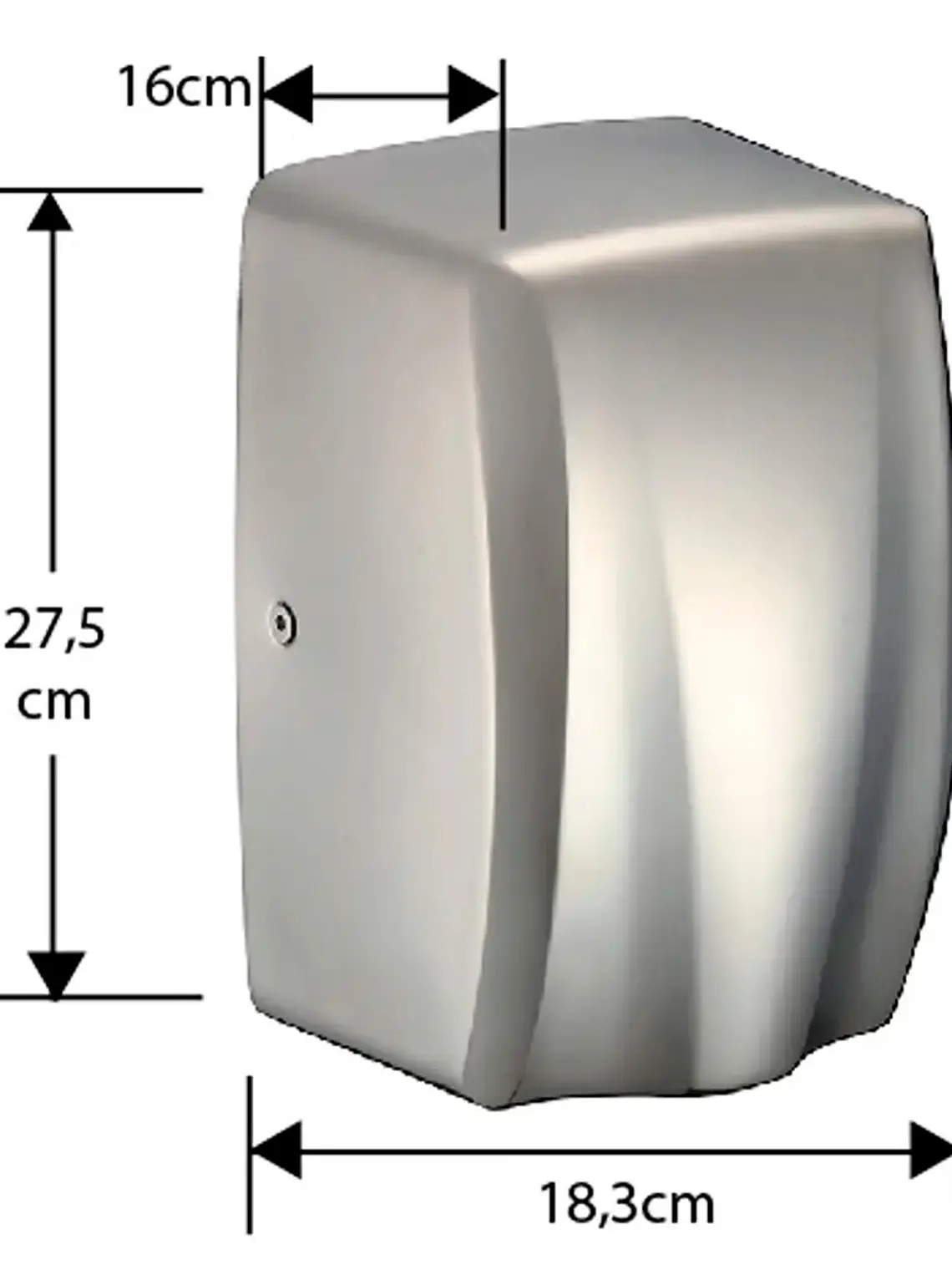 Secador De Manos Acero Inox 1000w 2