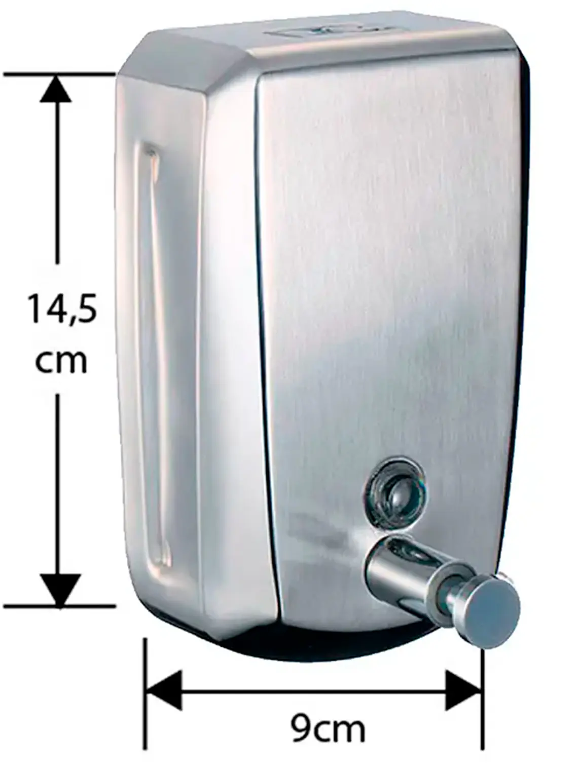 Dispensador De Jabon 500ml Acero Inox 2