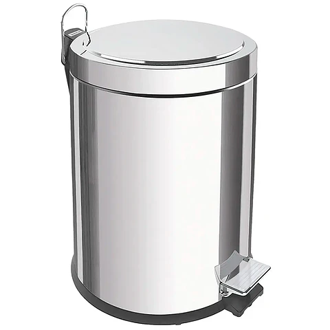 Basurero Pedal 5l Acero Inox Tramontina