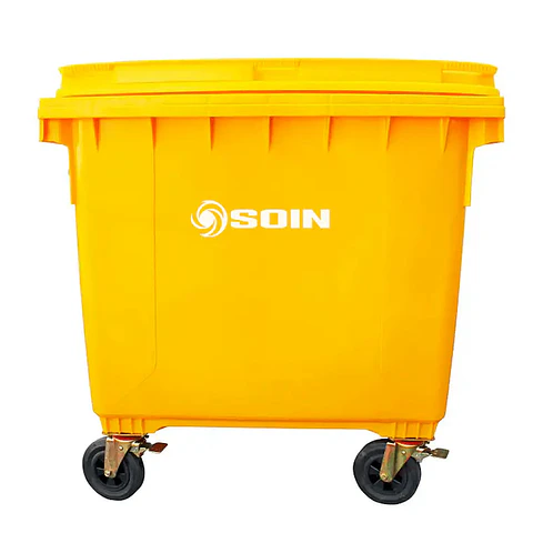 Contenedor De Basura 1.100l Amarillo
