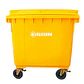 Contenedor De Basura 1.100l Amarillo - Miniatura 1