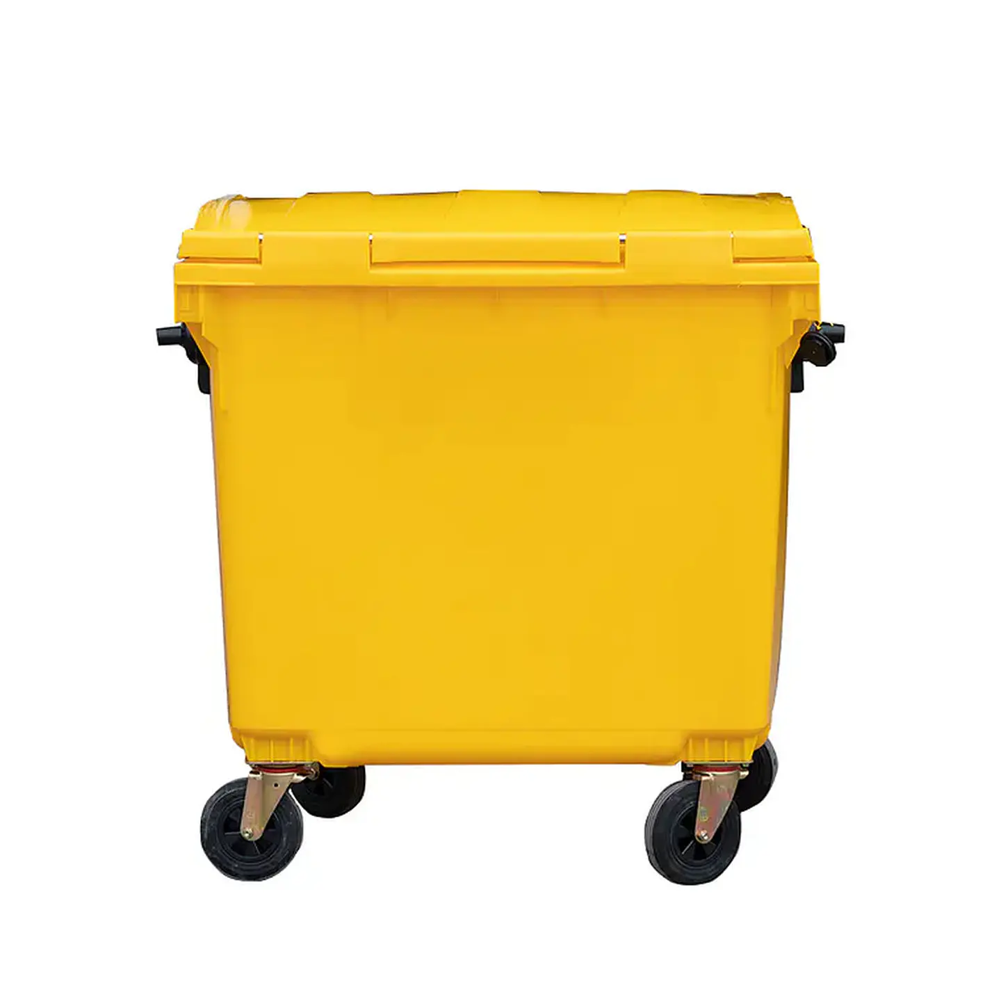 Contenedor De Basura 1.100l Amarillo 4