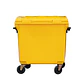 Contenedor De Basura 1.100l Amarillo - Miniatura 4