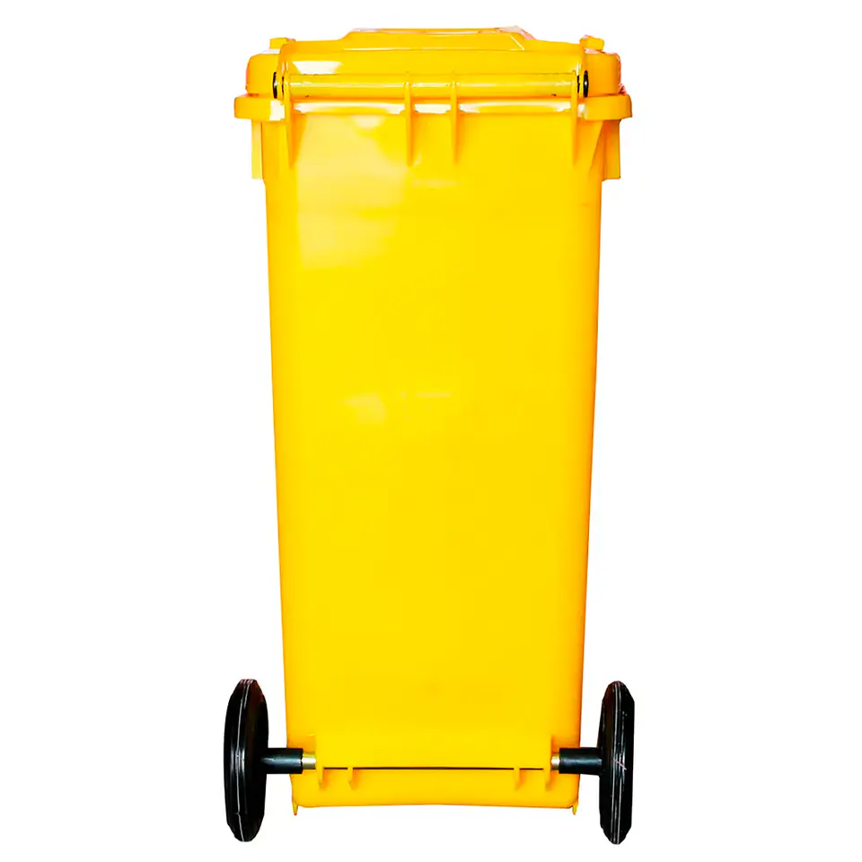 Contenedor De Basura 120l Amarillo 3