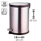 Basurero Acero Inox Cierre Suave 12l - Miniatura 2