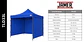 Toldo Plegable Azul 3x3 Con Lona - Miniatura 6