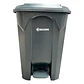 Basurero Plastico 80l Gris - Miniatura 1