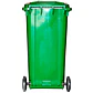 Contenedor De Basura 240l Verde - Miniatura 4