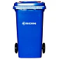 Contenedor De Basura 240l Azul - Miniatura 1