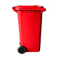 Contenedor De Basura 240l Rojo - Miniatura 3
