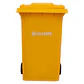 Contenedor De Basura 360l Amarillo - Miniatura 1