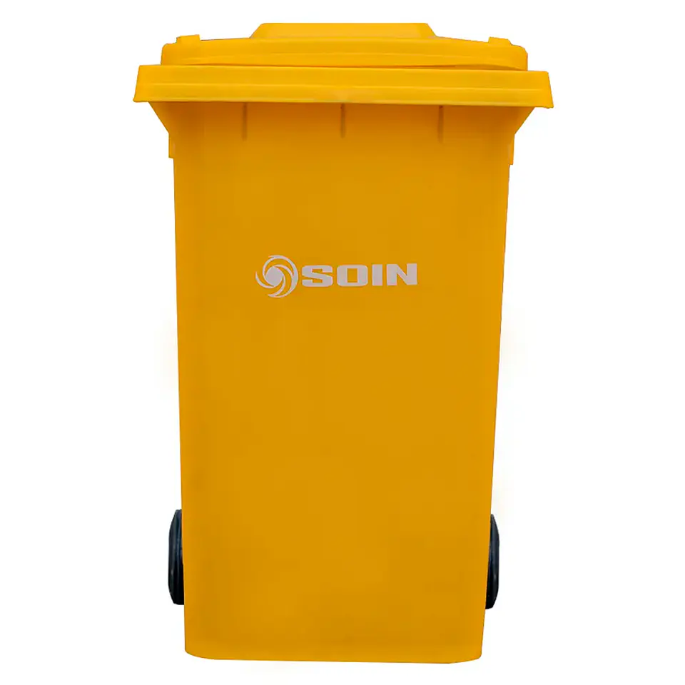 Contenedor De Basura 360l Amarillo 1