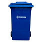 Contenedor De Basura 360l Azul - Miniatura 1