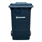 Contenedor De Basura 360l Gris - Miniatura 1