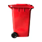 Contenedor De Basura 360l Rojo - Miniatura 3