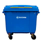 Contenedor De Basura 660l Azul - Miniatura 1