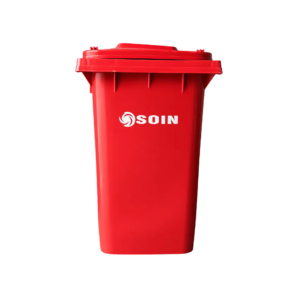 Contenedor De Basura 360l Rojo 2