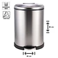 Basurero Acero Inox Soin 50l - Miniatura 5