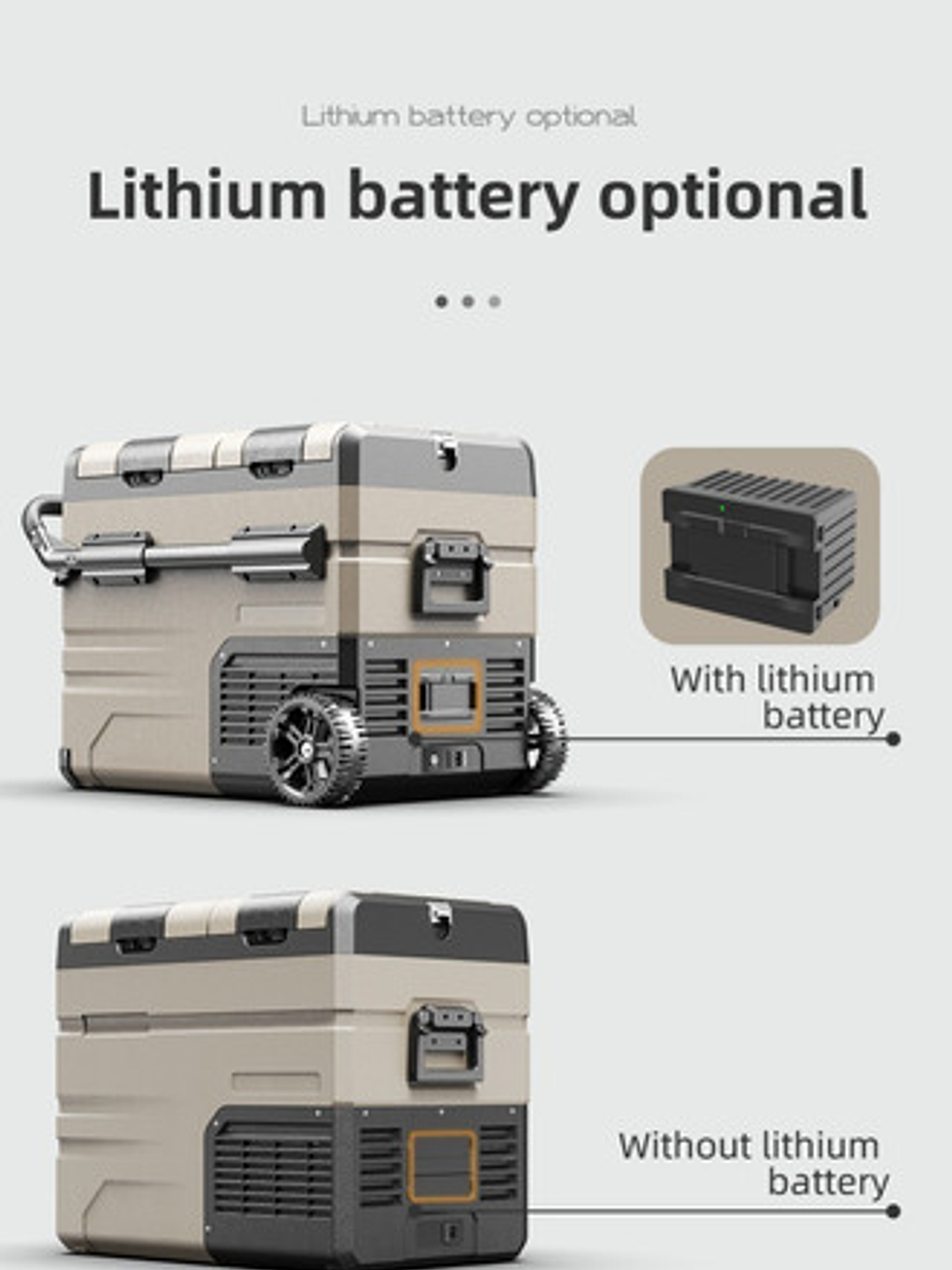 Cooler Refrigerador Alpicool Ta45 con bateria 3