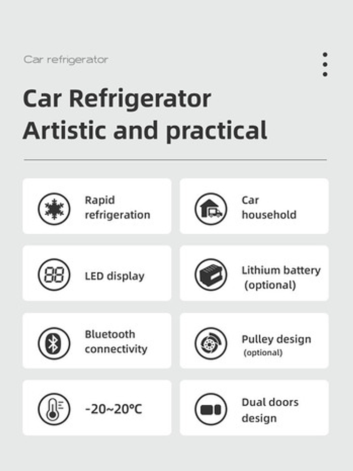 Cooler Refrigerador Alpicool Ta45 con bateria 5