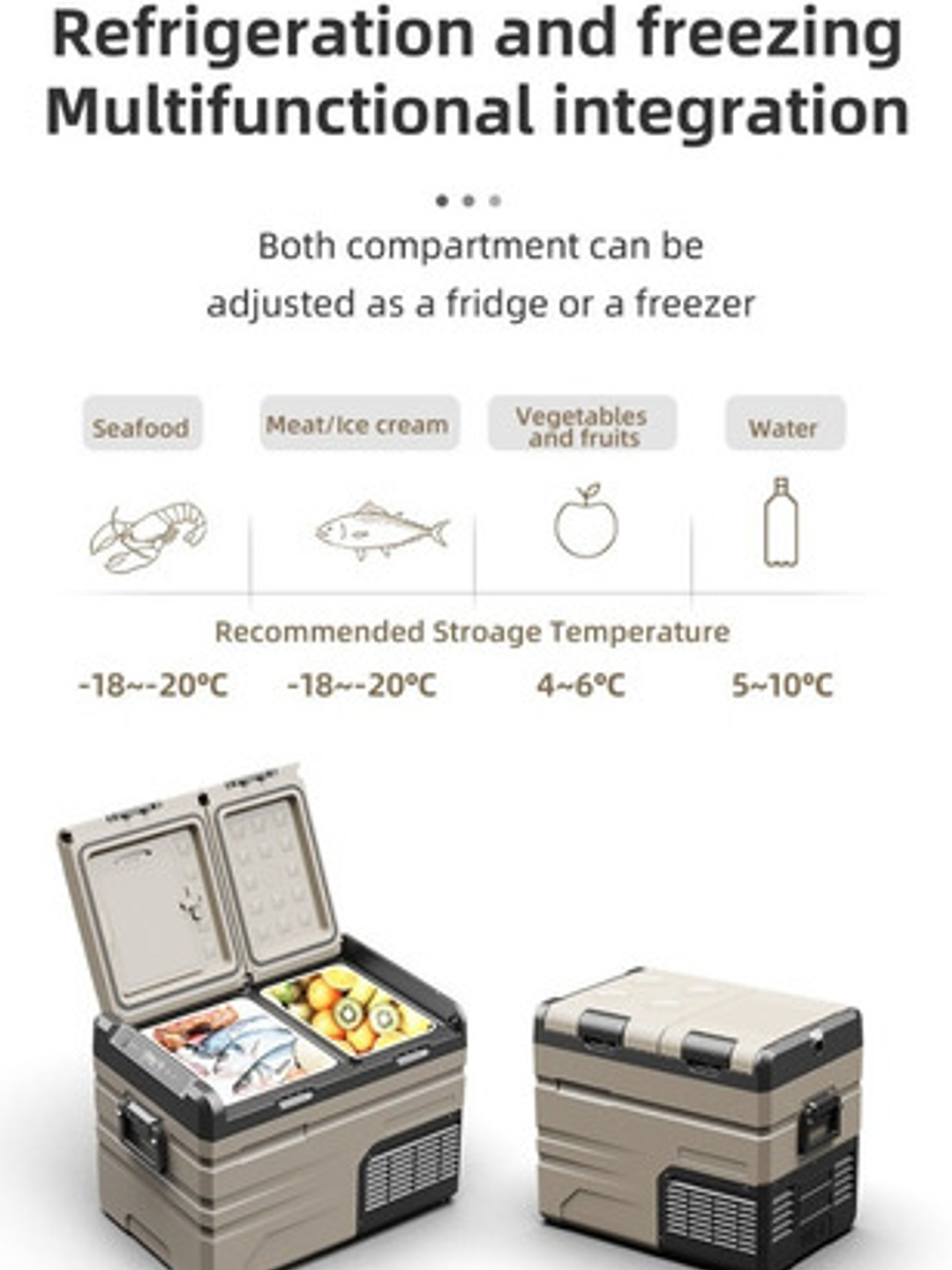 Cooler Refrigerador Alpicool Ta45 con bateria 6