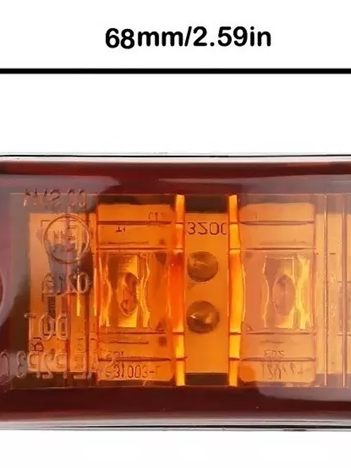 Foco trocha lateral color ámbar 1