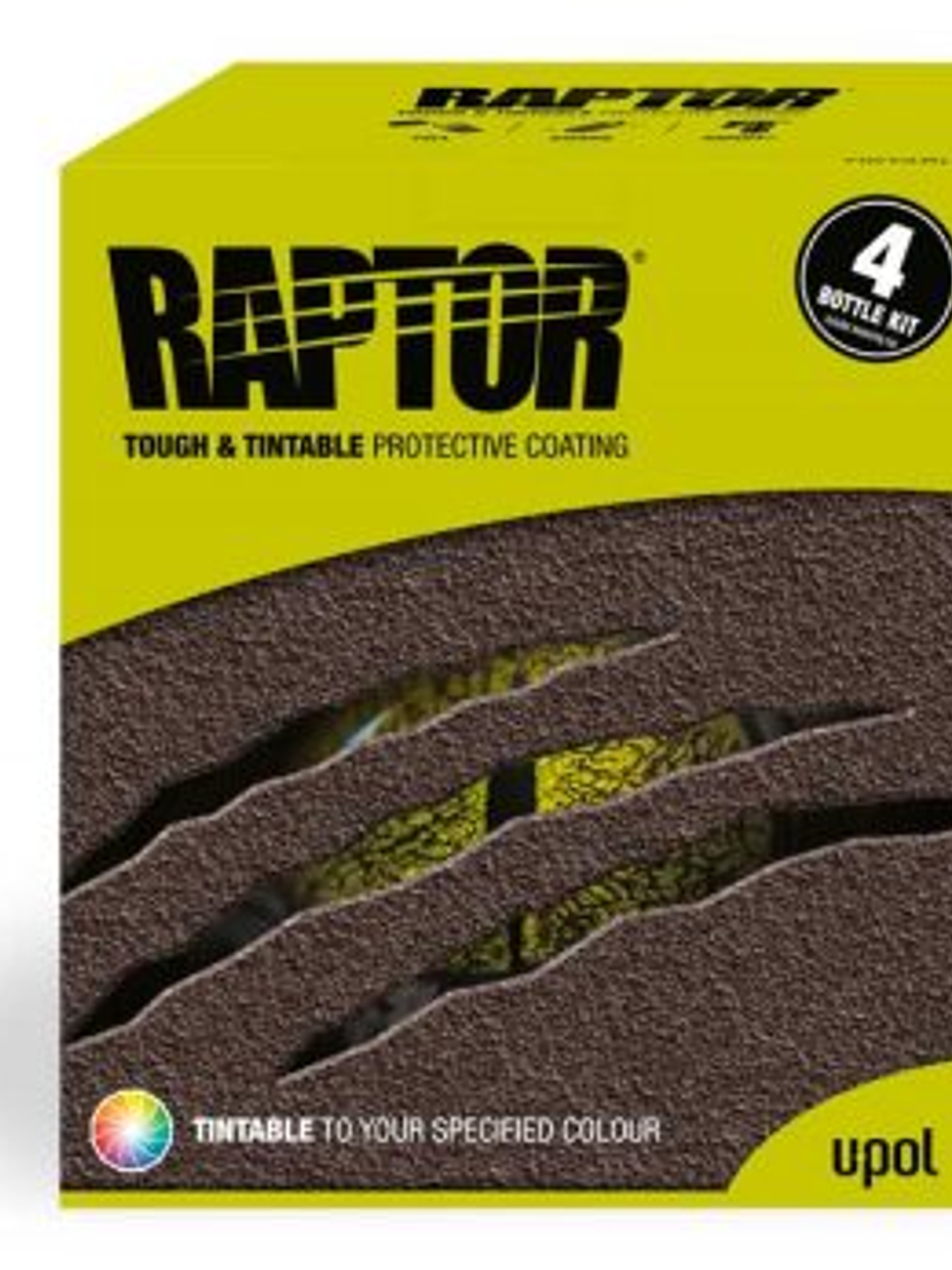 Kit RAPTOR 4L U-Pol color negro 1