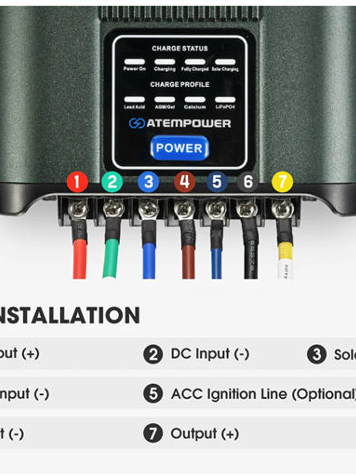 Controlador DC/DC Solar 20A 2
