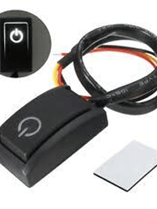 Interruptor sobrepuesto iluminado