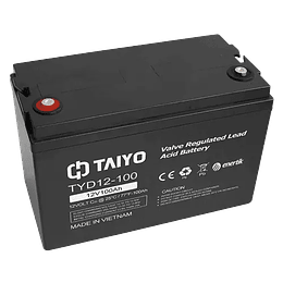 Batería de Ciclo Profundo AGM – TAIYO 12Vcc 100Ah