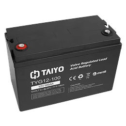 Batería de Ciclo Profundo Gel – TAIYO 12Vcc 100Ah