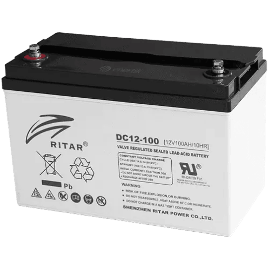 Batería de Ciclo Profundo AGM – Ritar 12V 100Ah