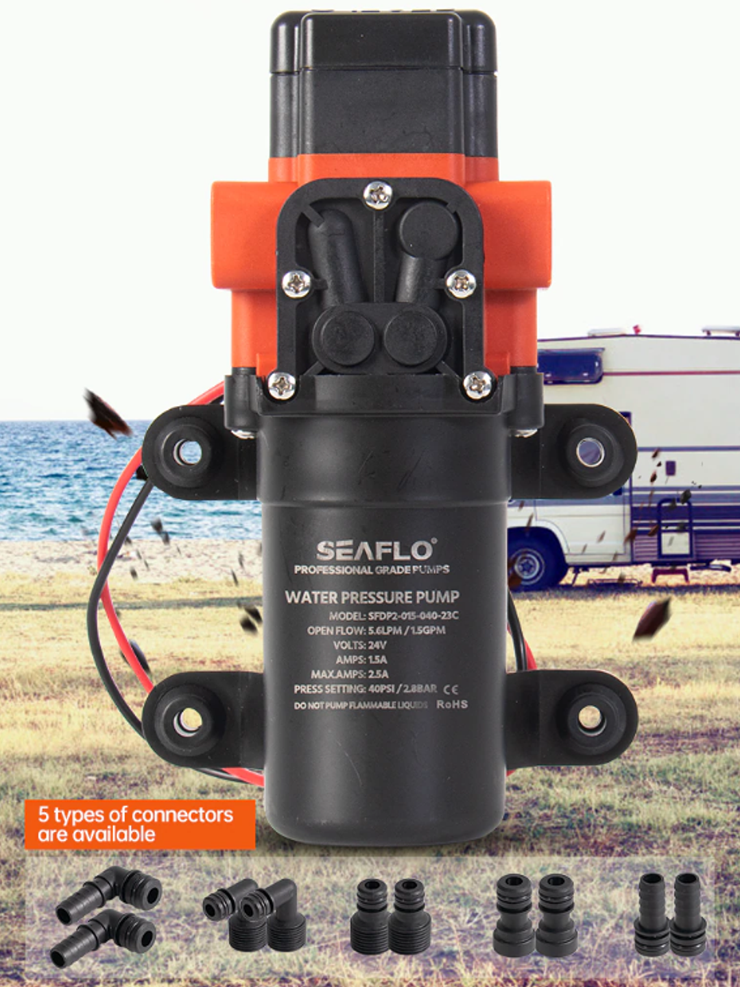 Bomba de agua SeaFlo  24v 1