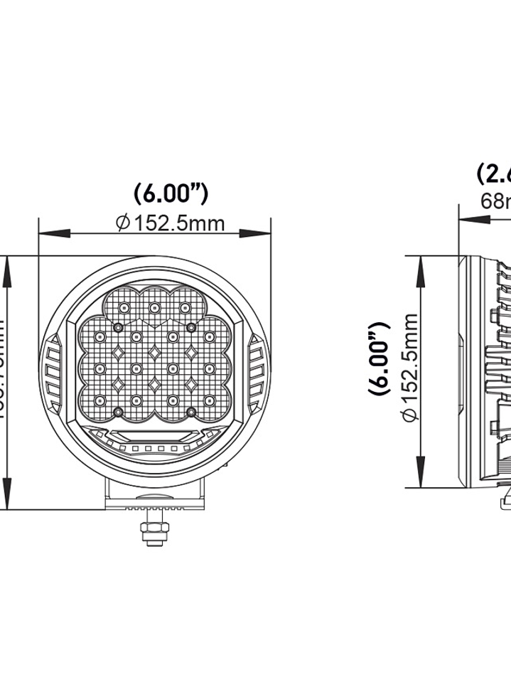Kit Hella Value Fit® Faro 500 LED (par) 3