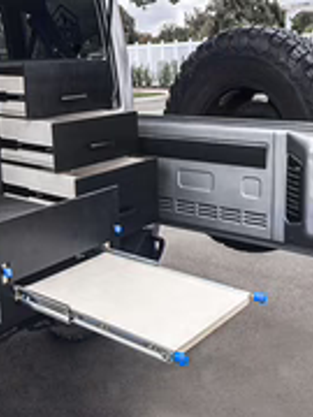 Par Rieles Heavy Duty D2053/con Bloqueo 65 Cm. 2