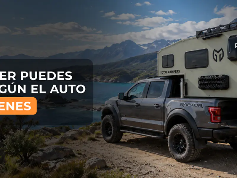 Qué camper puedes llevar según el auto que ya tienes