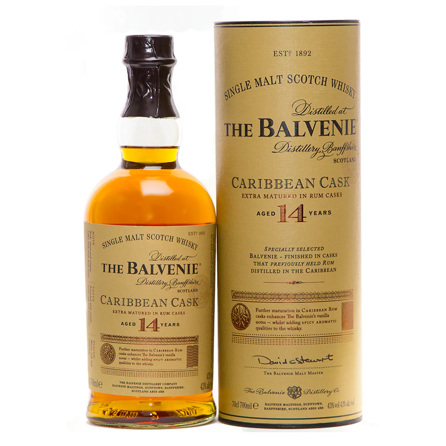 Balvenie 14 Caribbean Cask (43%vol. 700ml)  1