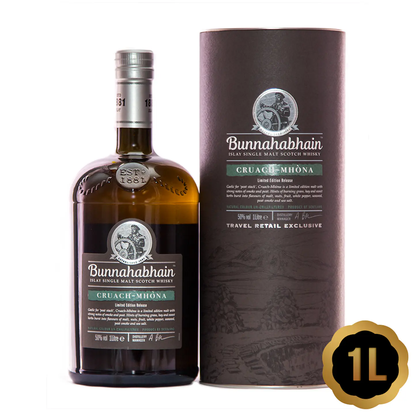 Bunnahabhain Cruach Mhona (50%vol. 1L) 1