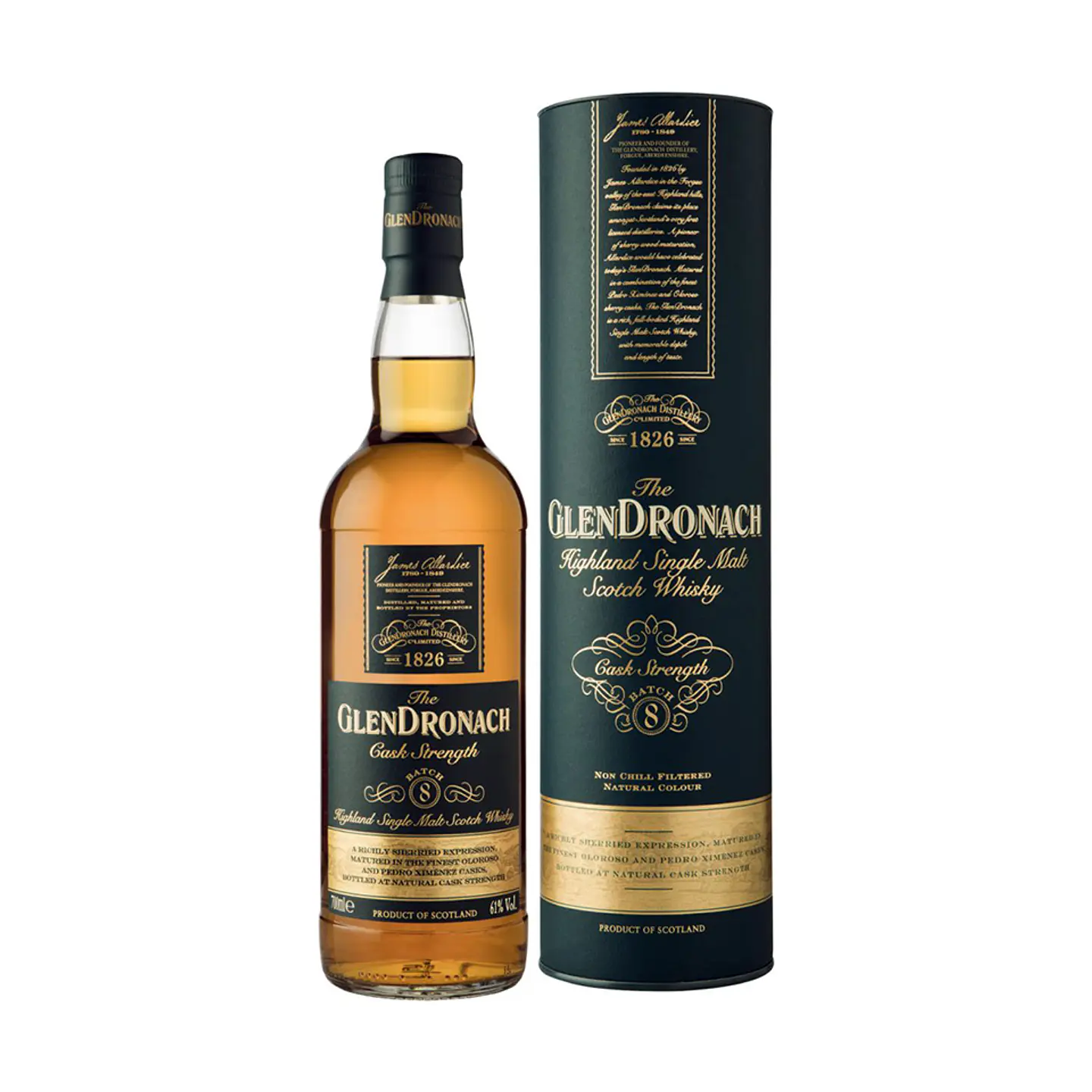 GlenDronach Cask Strength Batch 8 (61%vol. 700ml) 1